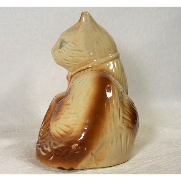 Siamese Cat Figurine Ceramic 5.5 in Kitty Cat Collectors - Picture 2 of 8